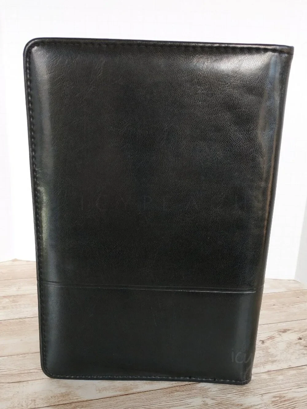 Leeds Jr Zippered Padfolio Black AEGON Branded Notepad Holder Business Portfolio